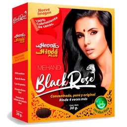 Henna Hindu Tinte Permanente Capilar Café Black Rose
