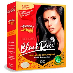 Henna Champaña Black Rose