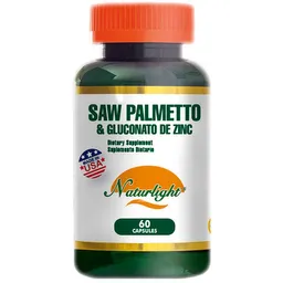 Naturlight Suplemento Dietario Saw Palmetto y Gluconato de Zinc