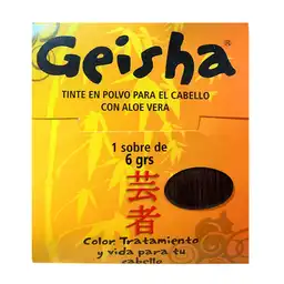 Tinte Castaño Famoso Geisha Sobre