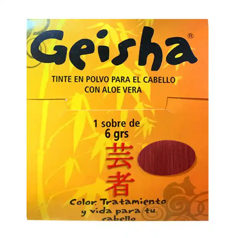 Tinte Borgoña Celebre Geisha Sobre
