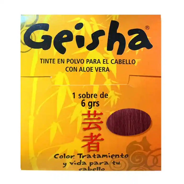 Tinte Vino Tinto Luminoso Geisha Sobre