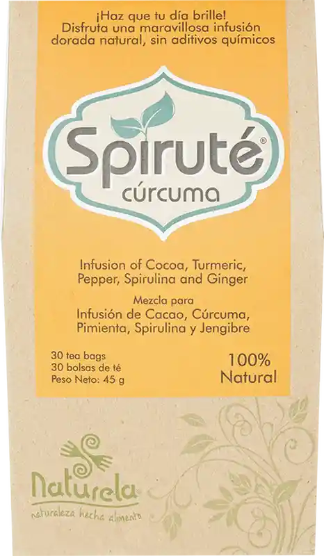 Infusion Naturela de Curcuma y Jengibre 45 g