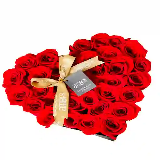 Floristeria- Corazón Rosas -regalo