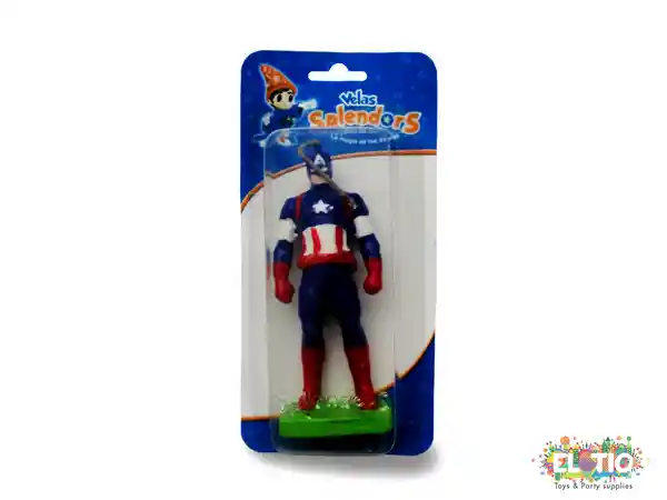 Vela Infantil De Capitan America