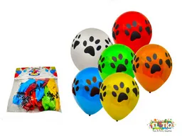 Bombas Globo Con Huellitas Colores Surtidos R12