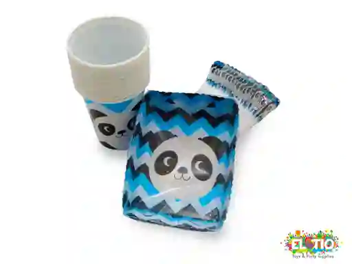 Platos Y Vasos Panda