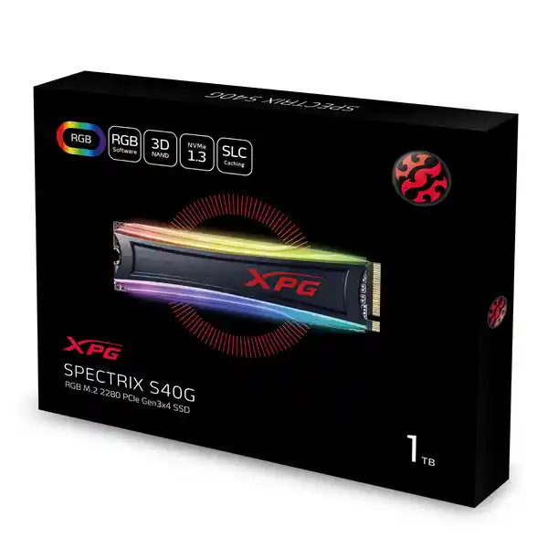 Adata Unidad Solida M.2 Xpg Spectrix S40G 1Tb Nvme Rgb