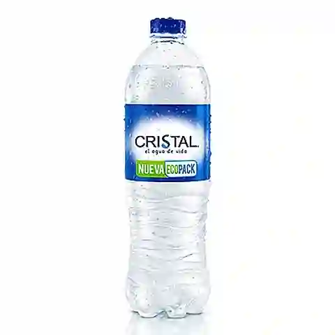 Agua Cristal Botella Grande