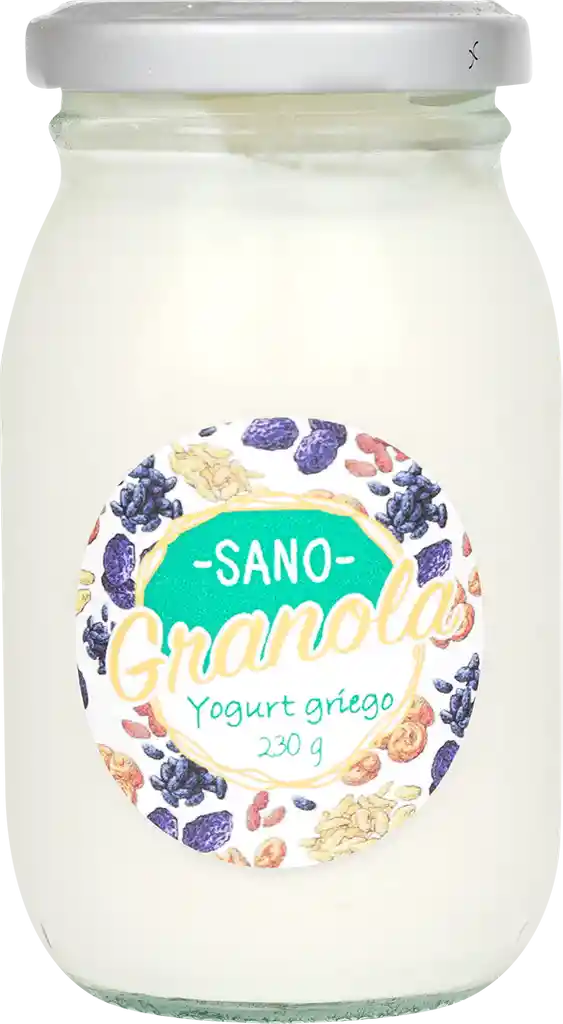 Griego Yogurt Sano Granolanatural 230 G