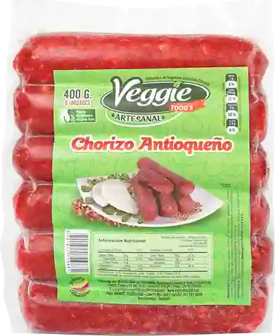 Veggie Chorizo Artesanal Antioqueño