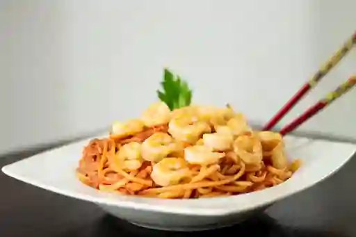 Spaguetti con Camarón