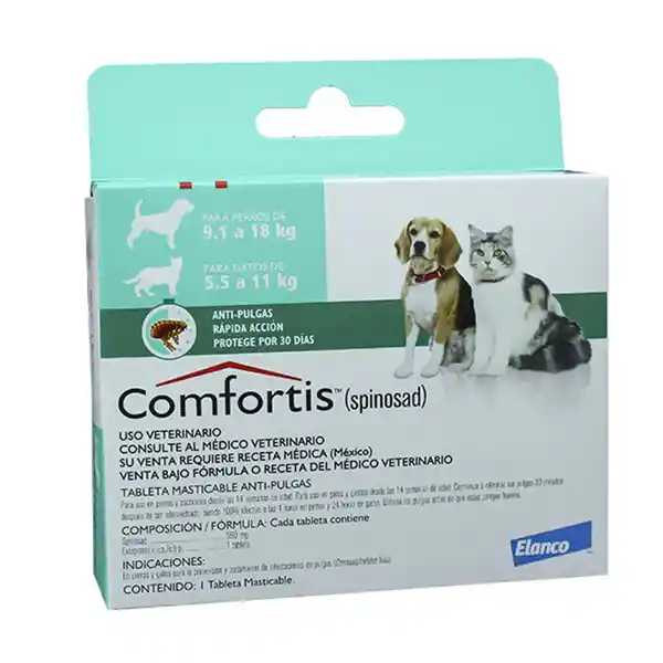 Comfortis 9 Kg A 18 Kg (1 Comprimido)