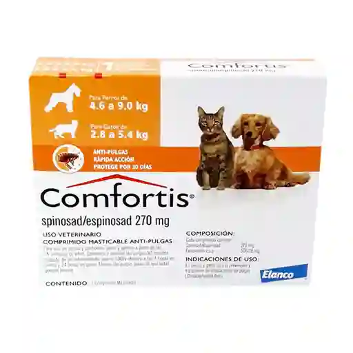 Comfortis 4 Kg A 9Kg (1 Comprimido)