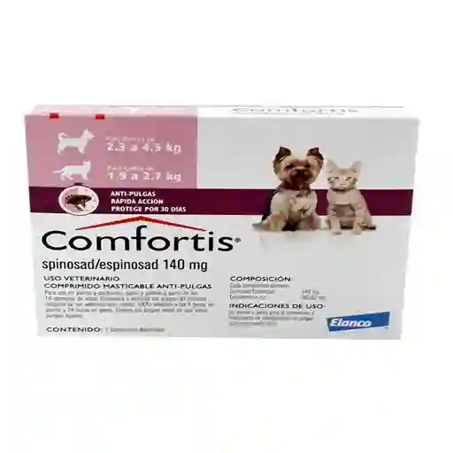 Comfortis 2 Kg A 5 Kg (1 Comprimido)