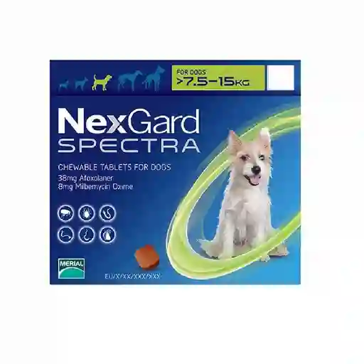 Nexgard Spectra 7 Kg A 15 Kg (1 Comprimido)