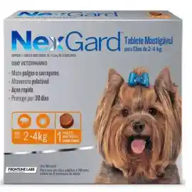 Nexgard Antipulgas Para Perro 2-4 Kg (11.3 mg)