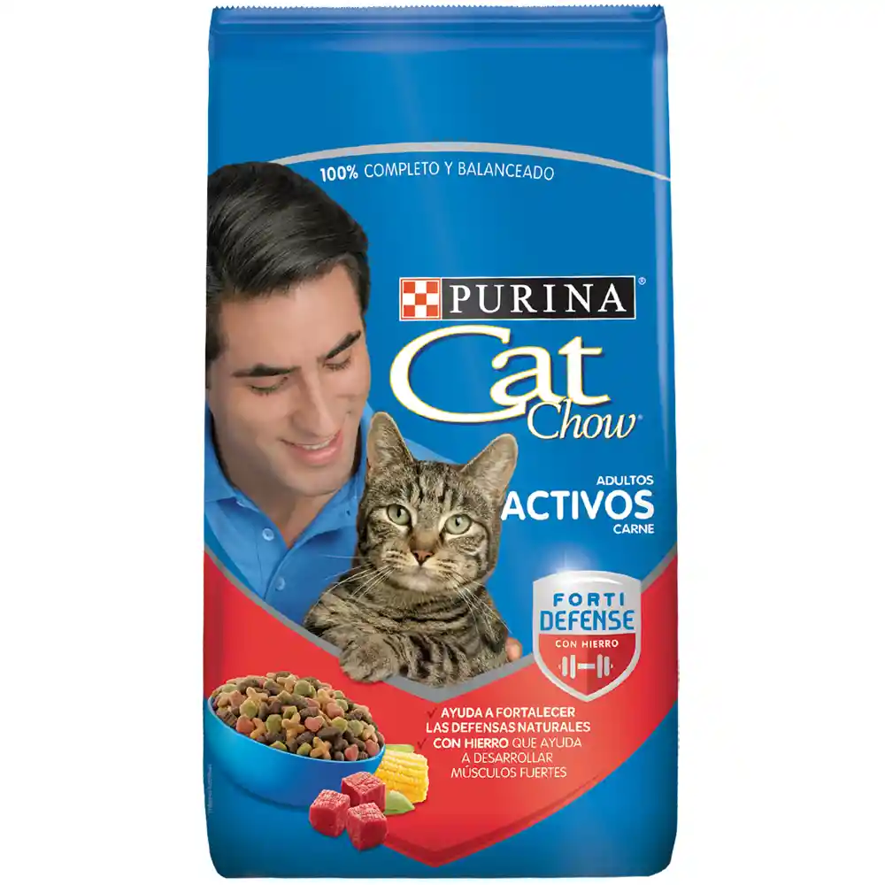 Cat Chow Ad Carne (Activo) - 500 Gr