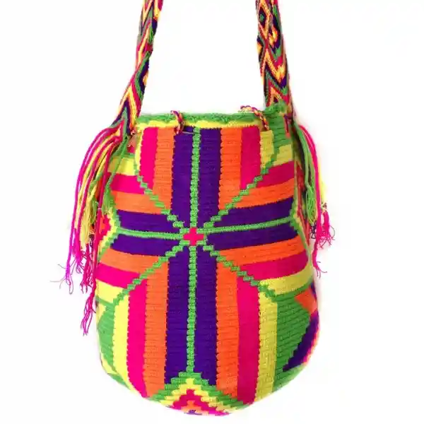 Wayuu Mochila Grande De Diseño Mgd100