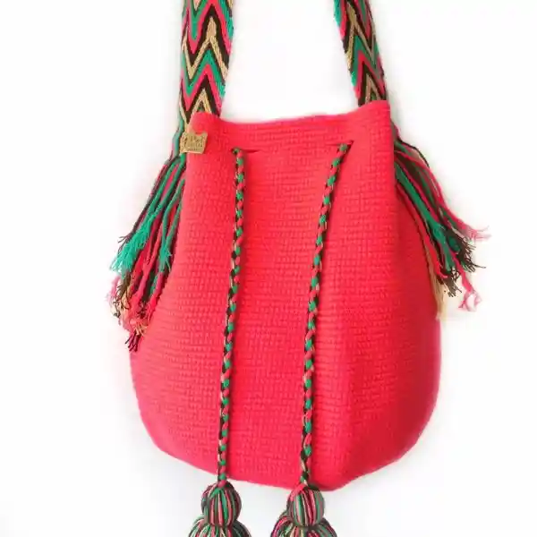 Wayuu Mochila Grande Unicolor