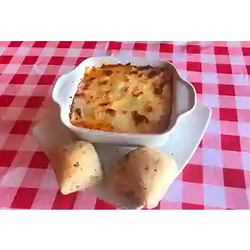 Lasagna de Pollo y Champiñones