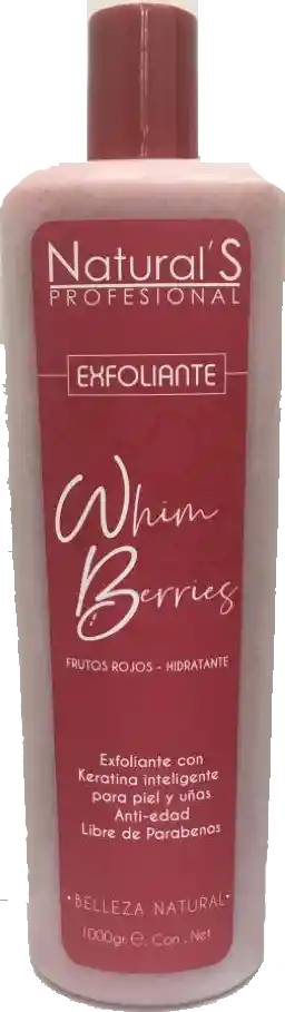 Naturals Exfoliante frutos rojos x 1000 ml