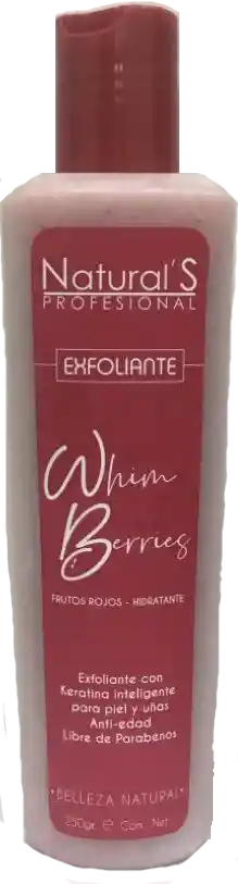 Naturals Exfoliante frutos rojos x250 ml