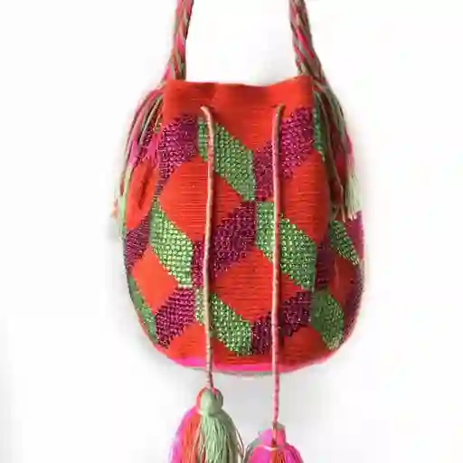 Wayuu Mochila Grande Con Cristales