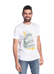 Camiseta Manga Corta Blancoa13697