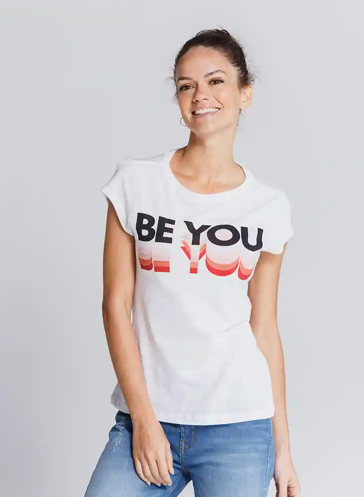 Be You Camiseta Manga Corta Blanco1a13766