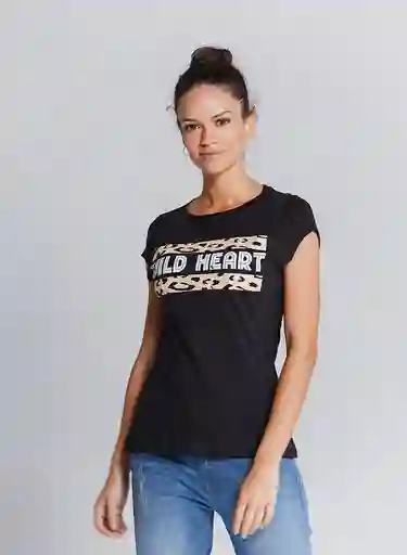 Camiseta Manga Corta Negroa13772