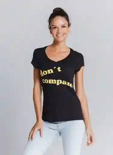 Camiseta Manga Corta Negroa13784