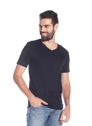 Camiseta Manga Corta Negroa13839