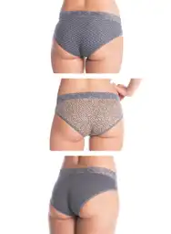 Panty Pqt X3 Gris