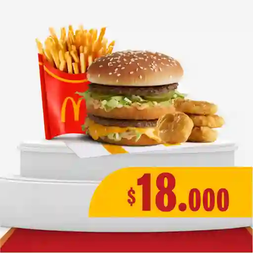 Big Mac + McNuggets x 4 + Papas Grandes™
