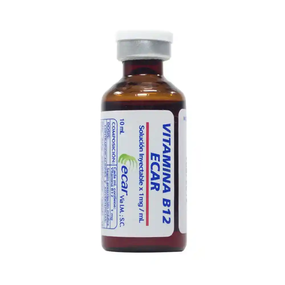 Ecar Vitamina B12 Solución Inyectable (1 mg)