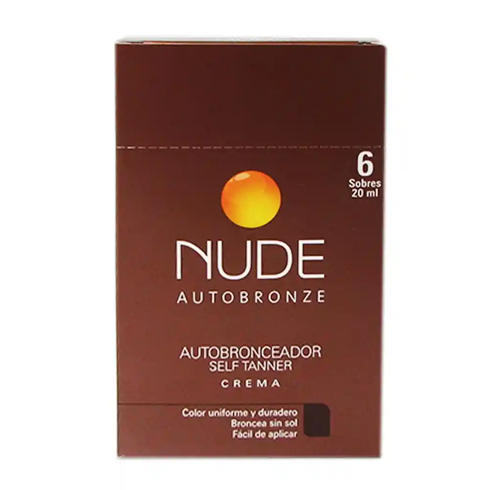 Nude Autobronceador en Crema