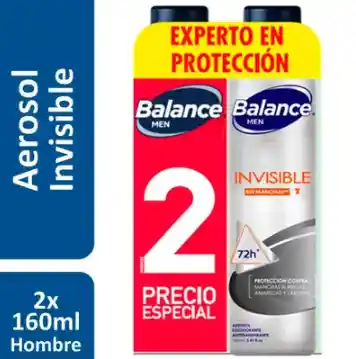Balance Desodorante Antitranspirante Invisible en Spray