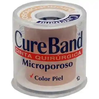 Cure Band Microporo Piel Grande 2 X 10 Yardas 1 Und