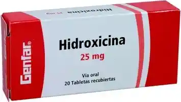 Genfar Hidroxicina 10 Tabletas (25 Mg)