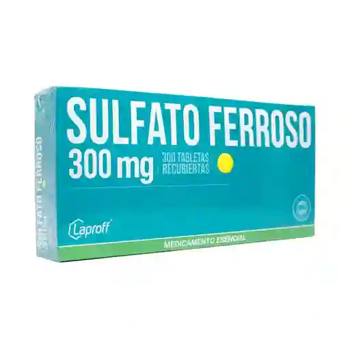 Sulfato Ferroso Laproff 10 Tabletas (300 mg)