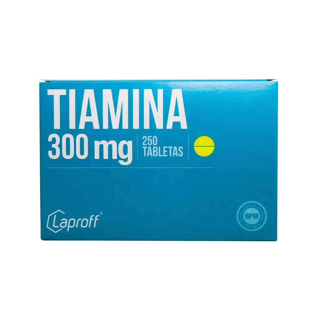 Tiamina Laproff 250 Tabletas (300 mg)