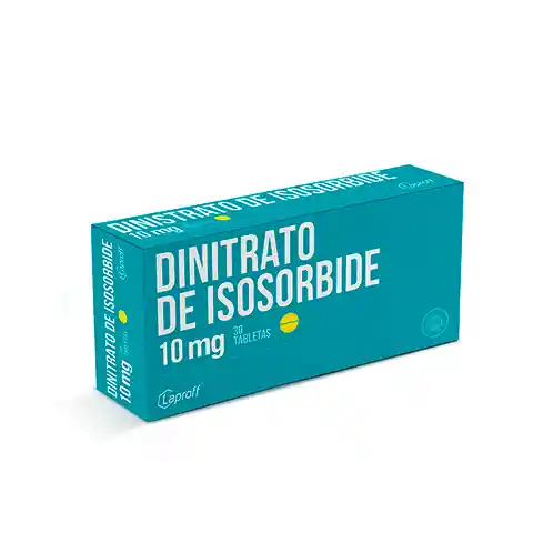 Dinitrato de Isosorbida Laproff 300 Tabletas (10 mg)