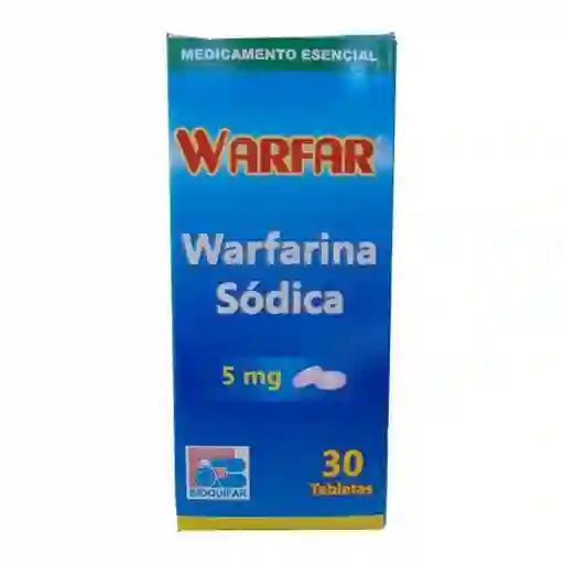 Warfarina Tabletas Sódica (5Mg)