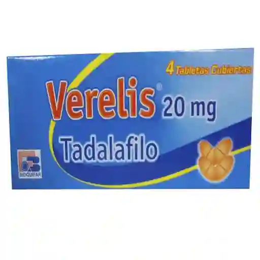 Verelis 4 Tabletas (20 mg)