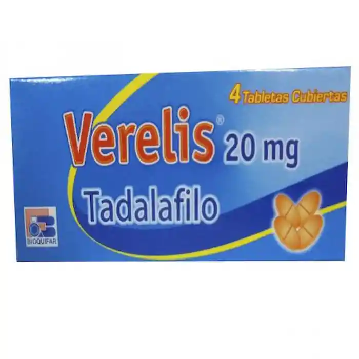 Verelis 4 Tabletas (20 mg)