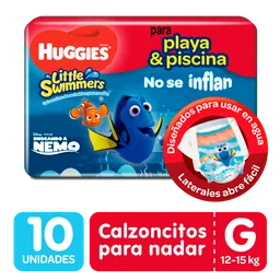 Pañales Huggies Little Swimmers Etapa 4 Pack con 10 Unidades