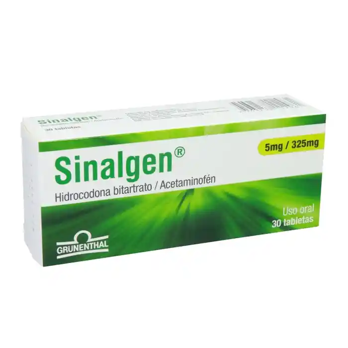 Sinalgen 30 Tabletas (5 mg/325mg)