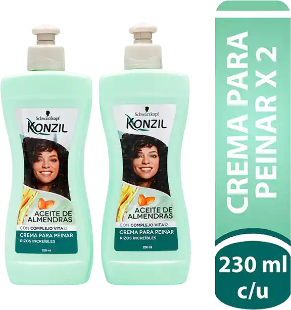 Konzil Crema Peinar Aceite De Almendras. Oferta Por 2.