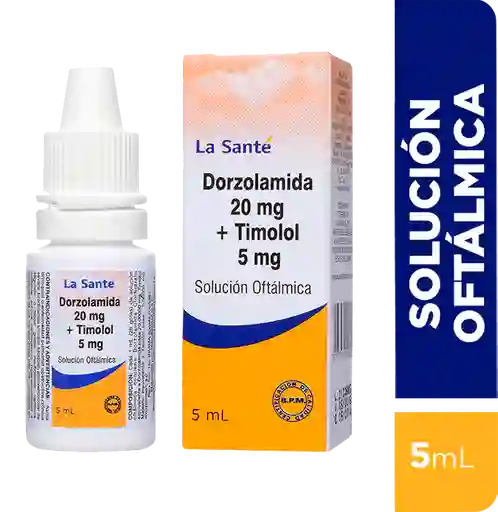 La Santé Dorzolamida/Timolol Solución Oftálmica (20 mg/5 mg)